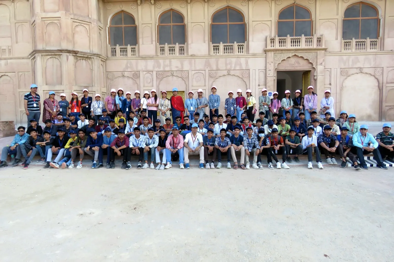 Students playing soccer